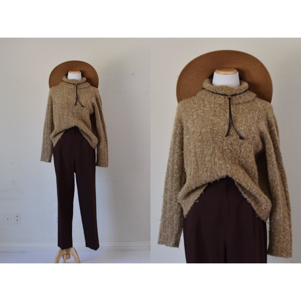 Vintage 90s Cowl Neck Evan Picone Sweater | size M